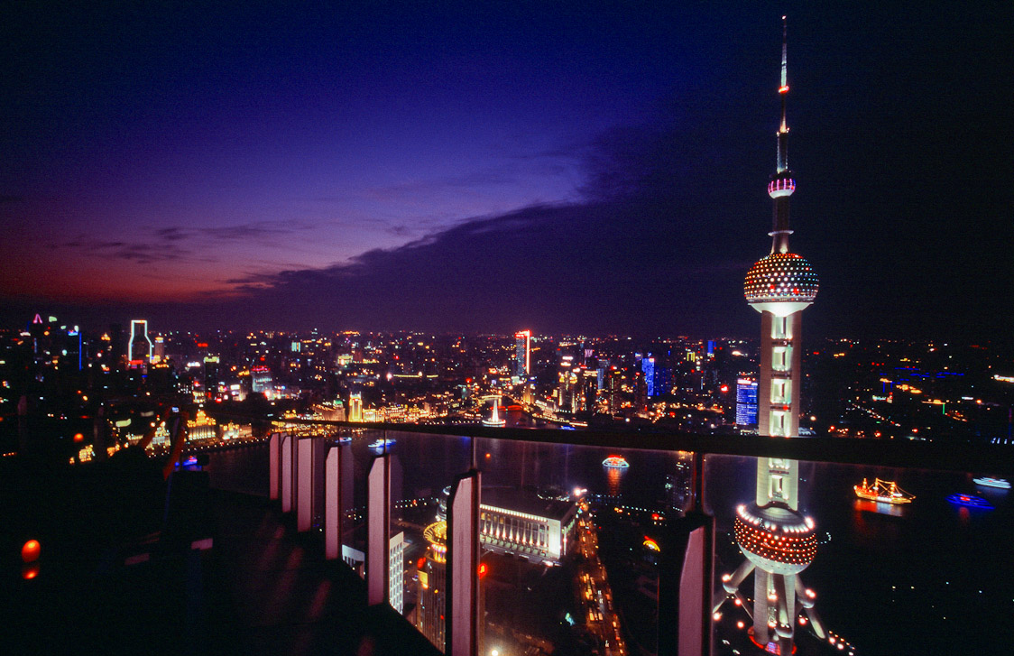 #1 Puxi from high up in Pudong