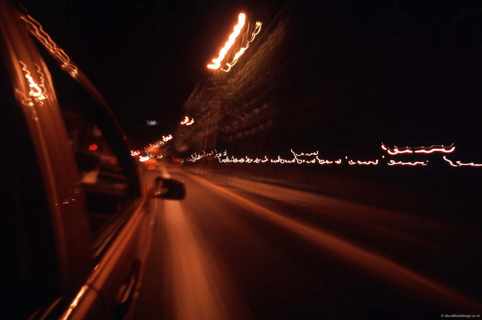 #1 It's 3am and we're in a taxi on the way to the river. Georgian writing on the right...