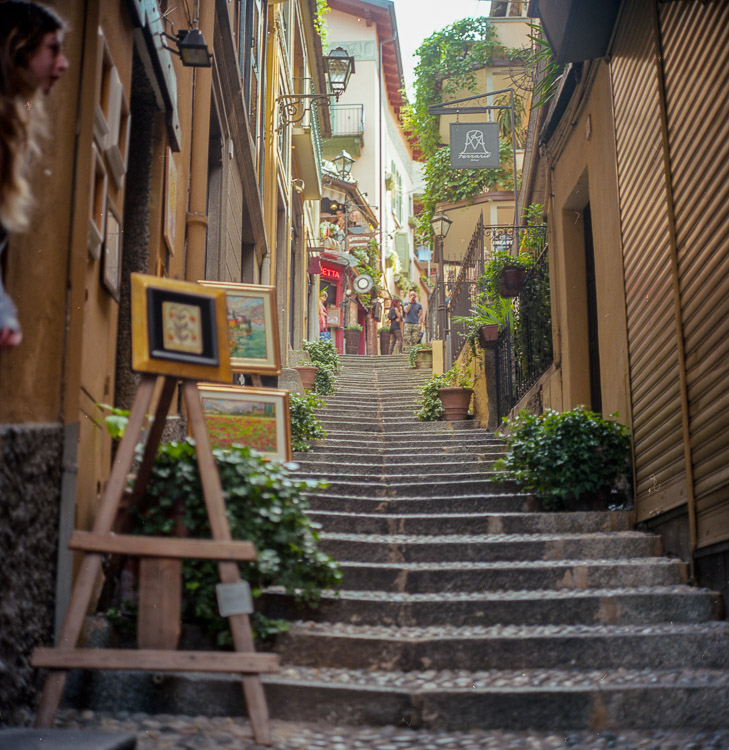 #8 up the stairs in Bellagio