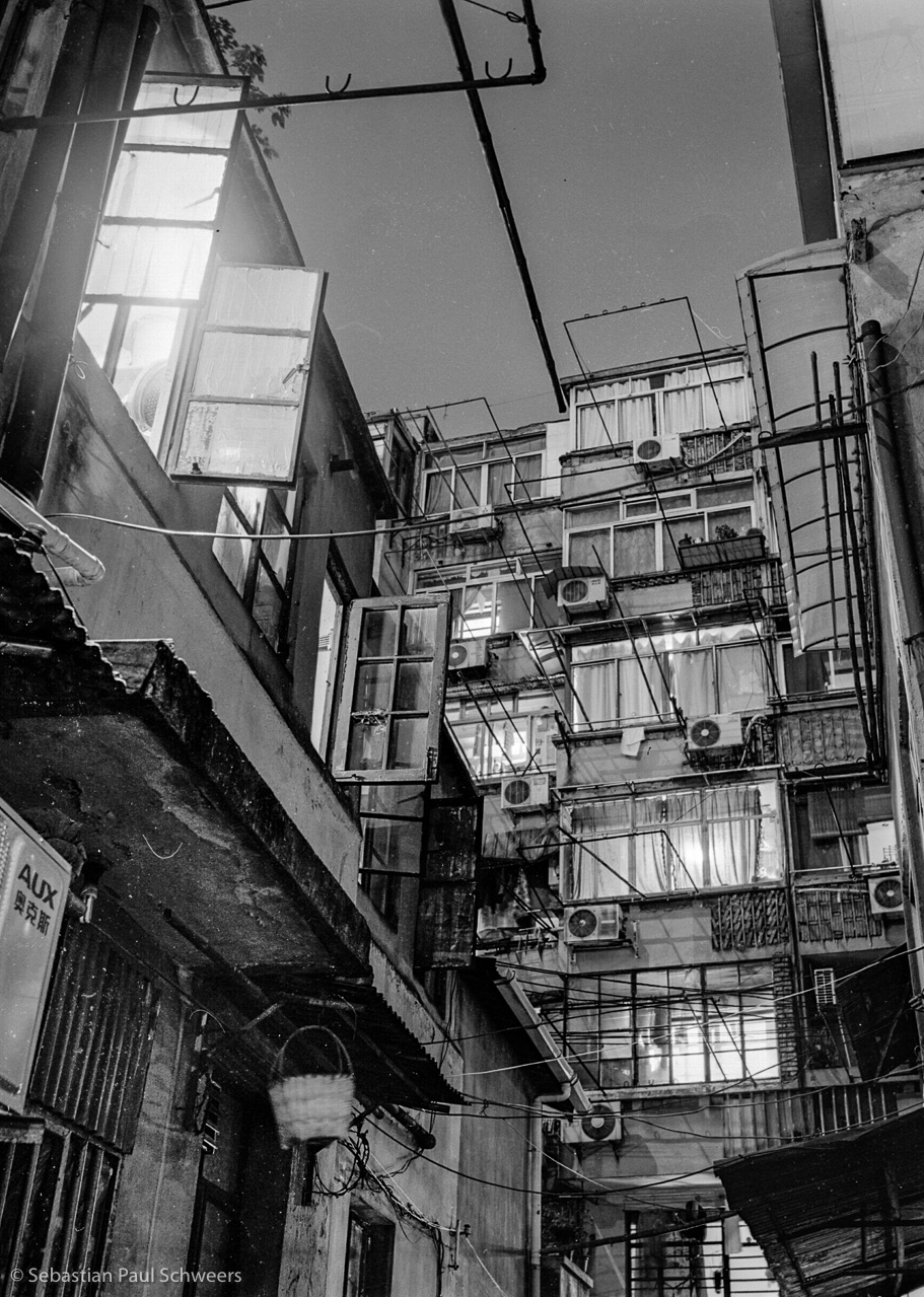 #10 Some buildings still draw electricity with generators running in the backyards.