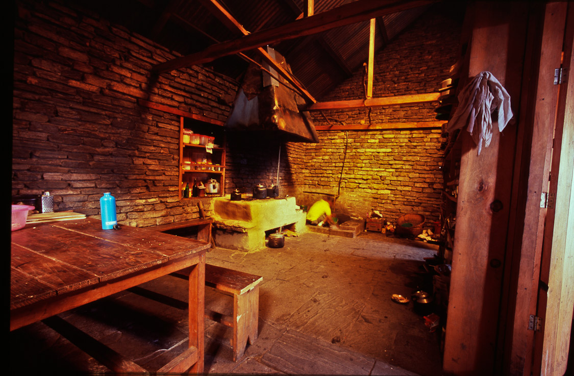 #30 Kitchen in Dhanga Kharka, 2600m. So. Much. Garlic.