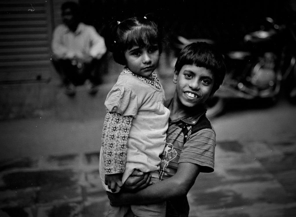 #6 he just came running up and wanted to show off his sister.