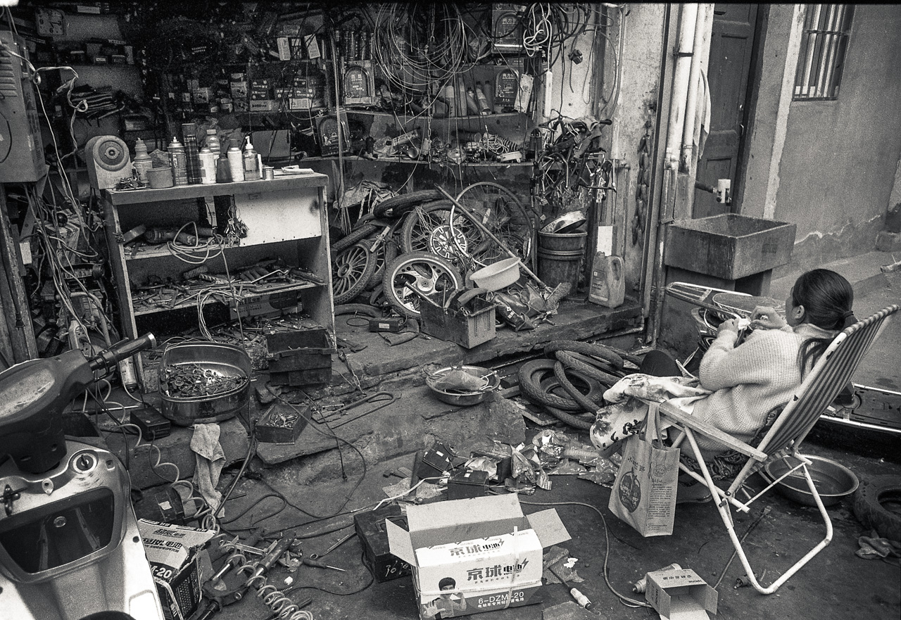 #12 So is the bike workshop.