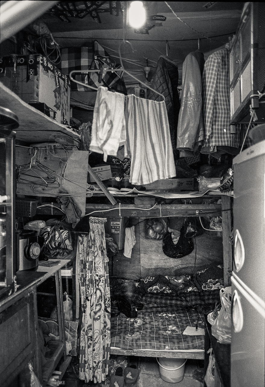 #11 Bedroom and closet and kitchen for two in one place. The living room is outside, on the street.