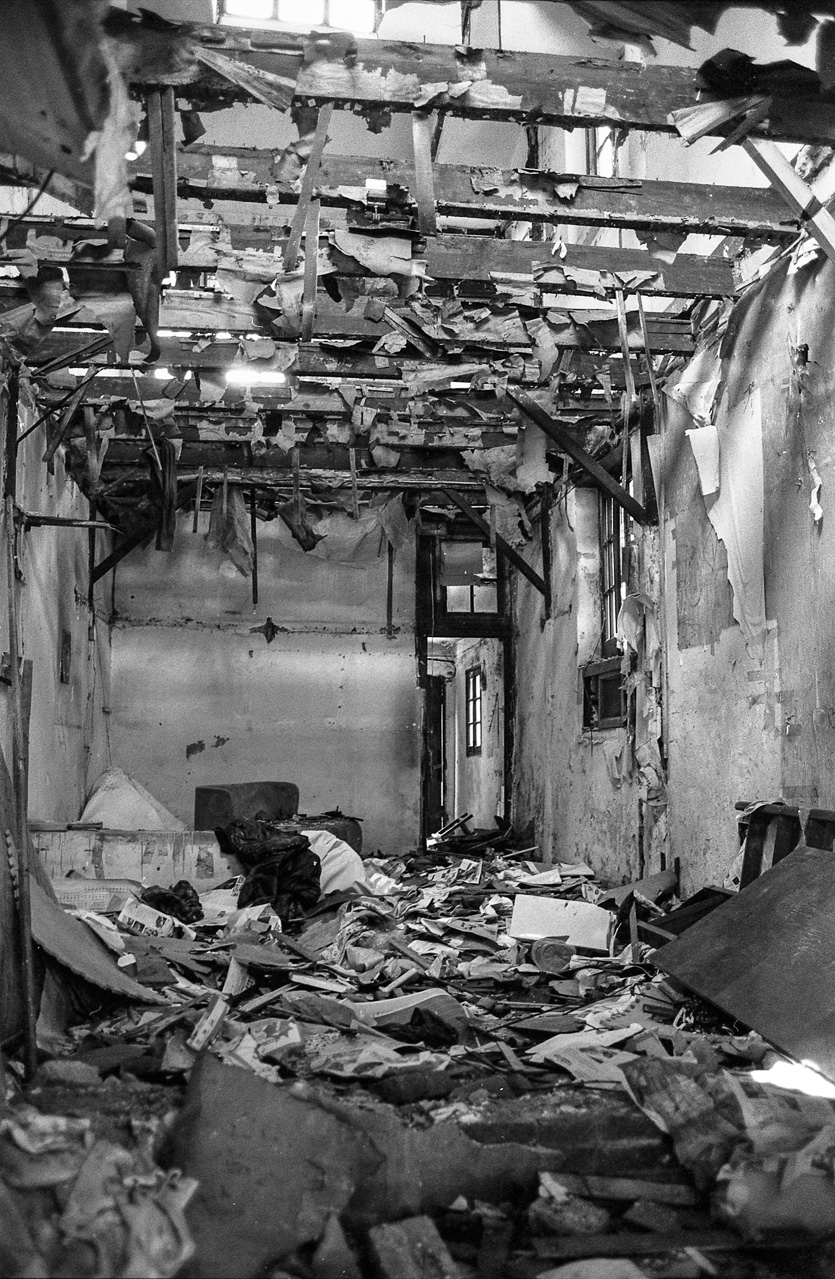 #56 The top floors have been torn out and everything fell through