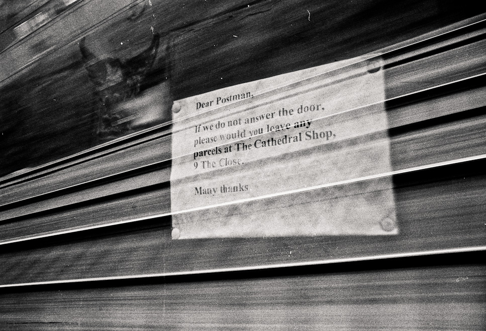 #9 Dear Postman. on the way to London, UK trip nearing the end. Had an ace night with Amy and Nick. Classics!